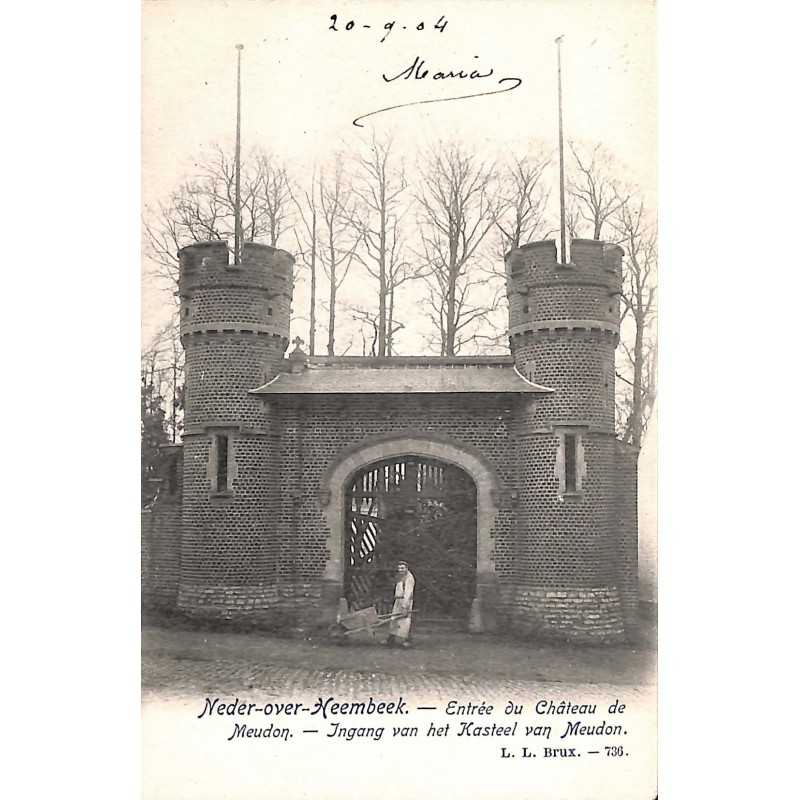 ABAO Bruxelles Bruxelles - Neder-over-Hembeek. Entrée du château de Meudon.