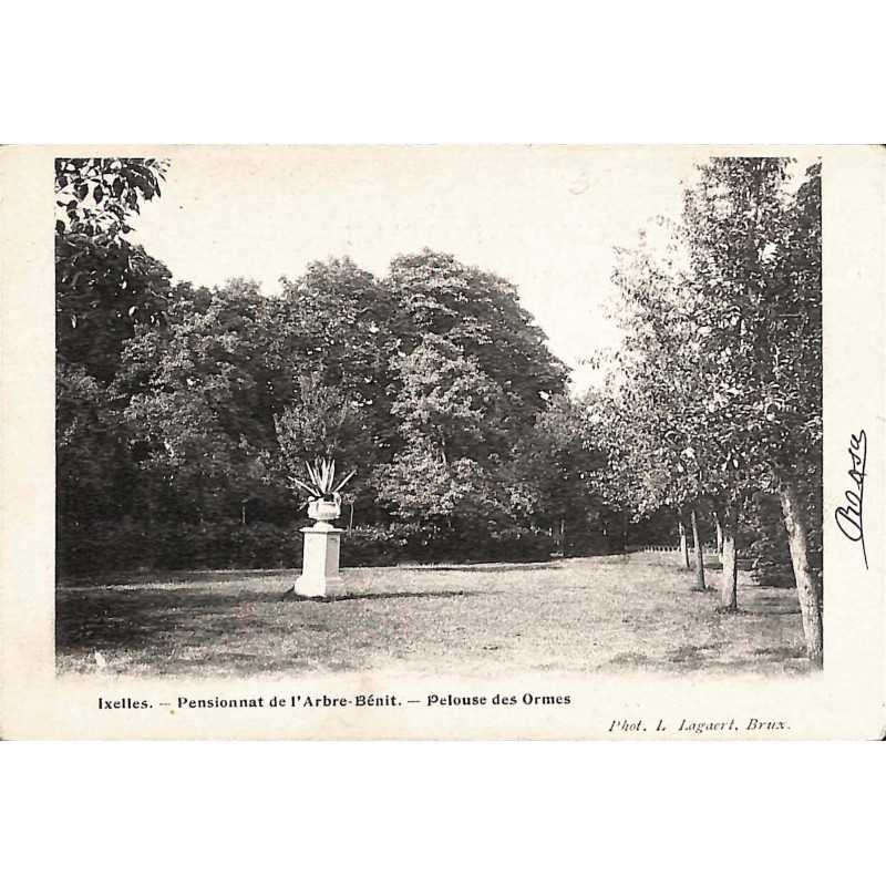 ABAO Bruxelles Ixelles - Pensionnat de l'Arbre-Bénit. Pelouse des Ormes.