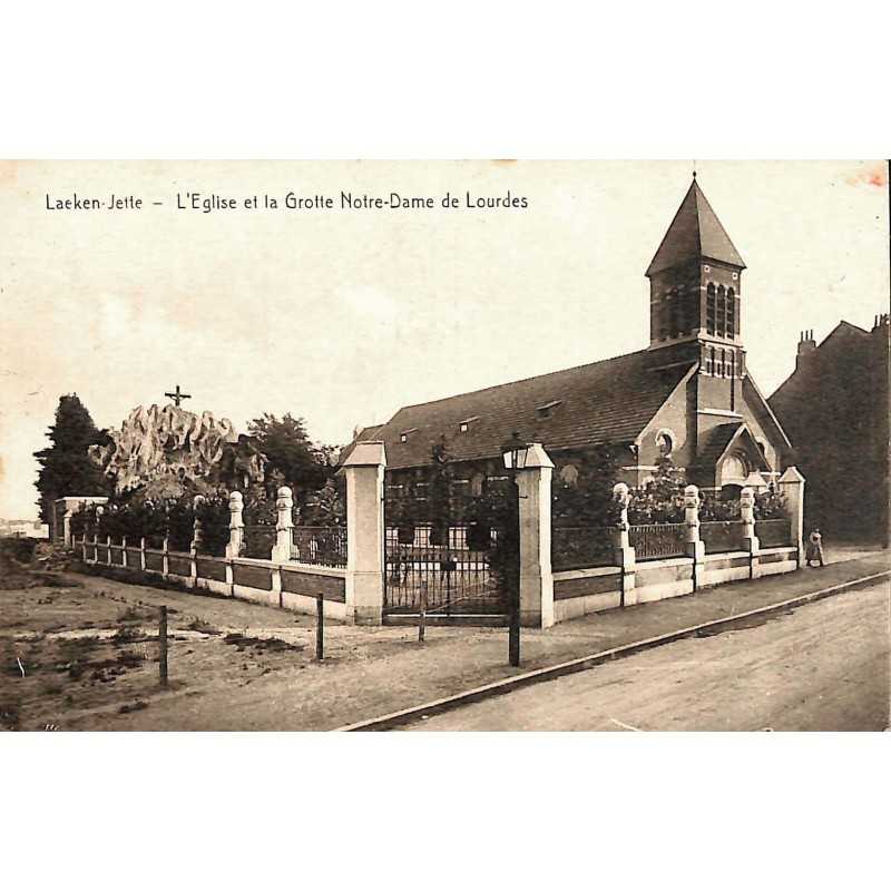 ABAO Bruxelles Jette - L'Eglise et la Grotte Notre-Dame de Lourdes.