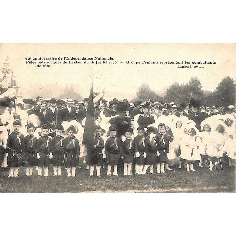 ABAO Bruxelles Bruxelles - Laeken. Fêtes patriotiques du 16 juillet 1905.