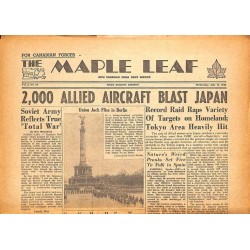 ABAO Journaux et périodiques The Maple Leaf. 1945/07/11. Vol.3 N°92.
