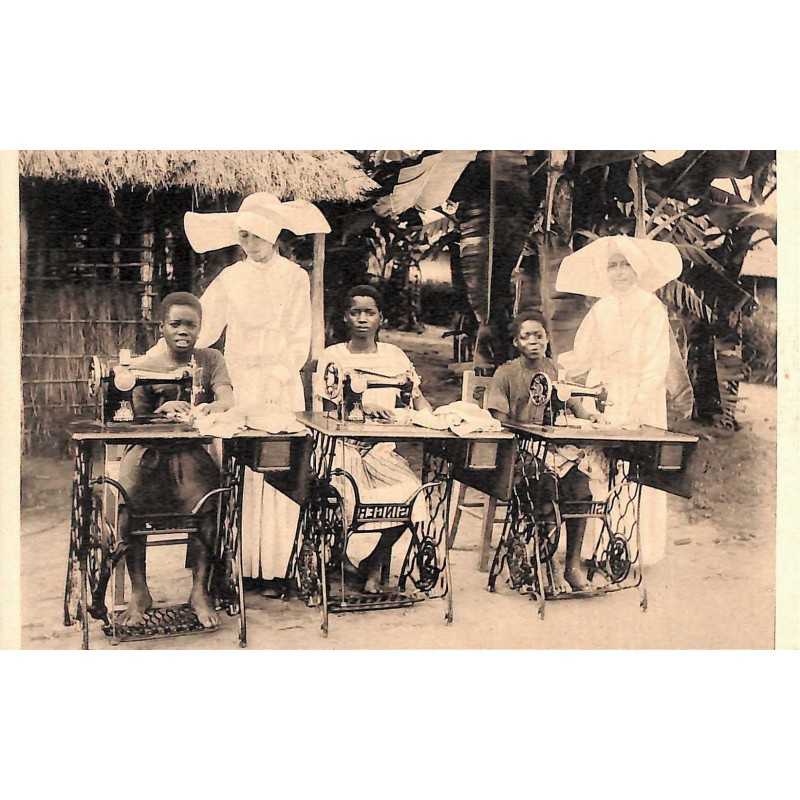 ABAO Congo Nsona-Mbata - Mission des filles de la Charité. La leçon de couture.