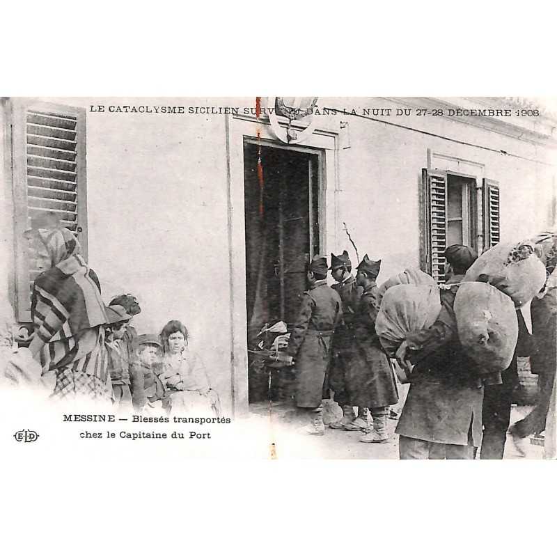 ABAO Italie Messine - Blessés transportés chez le Capitaine du Port.