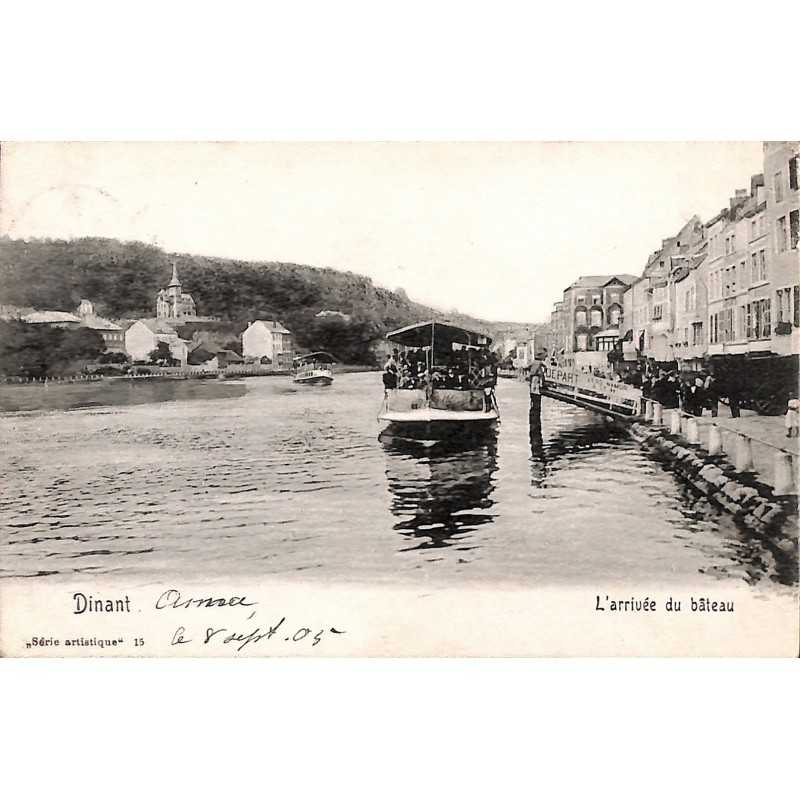 ABAO Namur Dinant - L'arrivée du bateau.