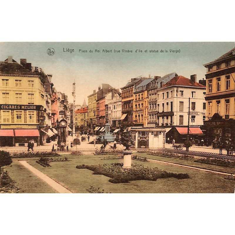 ABAO Liège Liège - Place du Roi Albert (Rue Vinave d'Ile et statue de la Vierge)