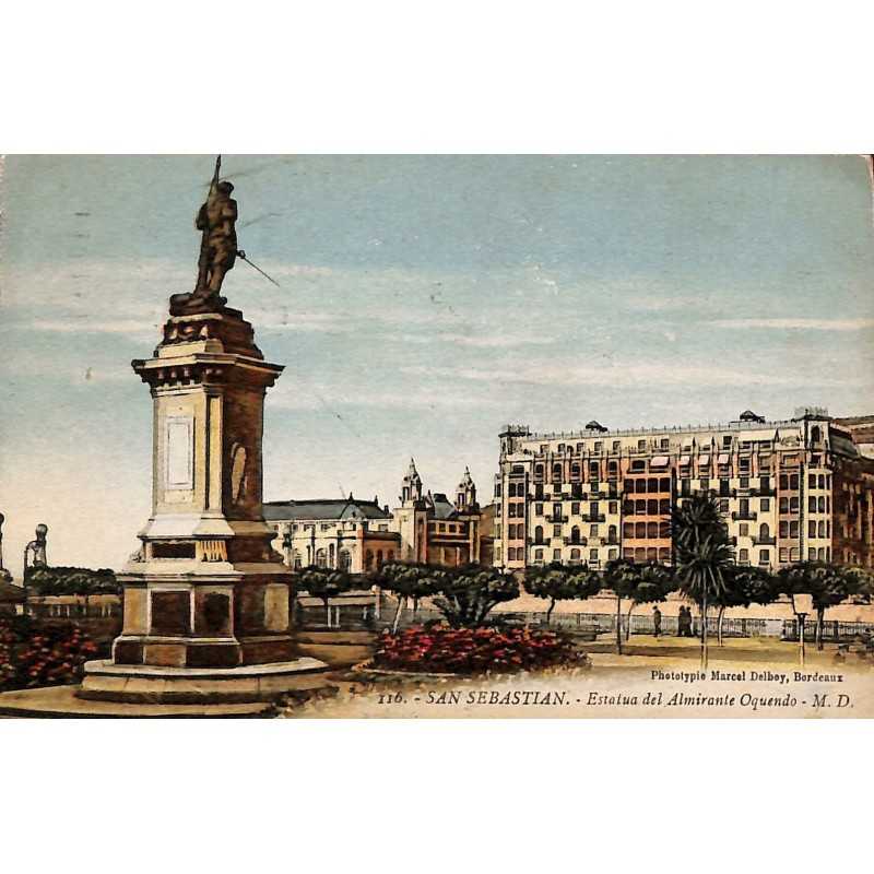 ABAO Espagne San Sebastian - Estatua del Almirante Oquendo.