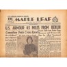 ABAO Journaux et périodiques The Maple Leaf. 1945/04/12. Vol.3 N°15.