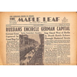 ABAO Journaux et périodiques The Maple Leaf. 1945/04/26. Vol.3 N°27.