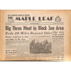 ABAO Journaux et périodiques The Maple Leaf. 1945/02/08. Vol.2 N°123.