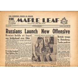 ABAO Journaux et périodiques The Maple Leaf. 1945/01/25. Vol.2 N°111.