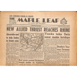 ABAO Journaux et périodiques The Maple Leaf. 1944/12/13. Vol.2 N°76.