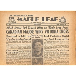 ABAO Journaux et périodiques The Maple Leaf. 1944/11/27. Vol.2 N°62.