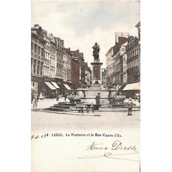 ABAO Liège Liège - La Fontaine et la rue Vinave d'Ile.