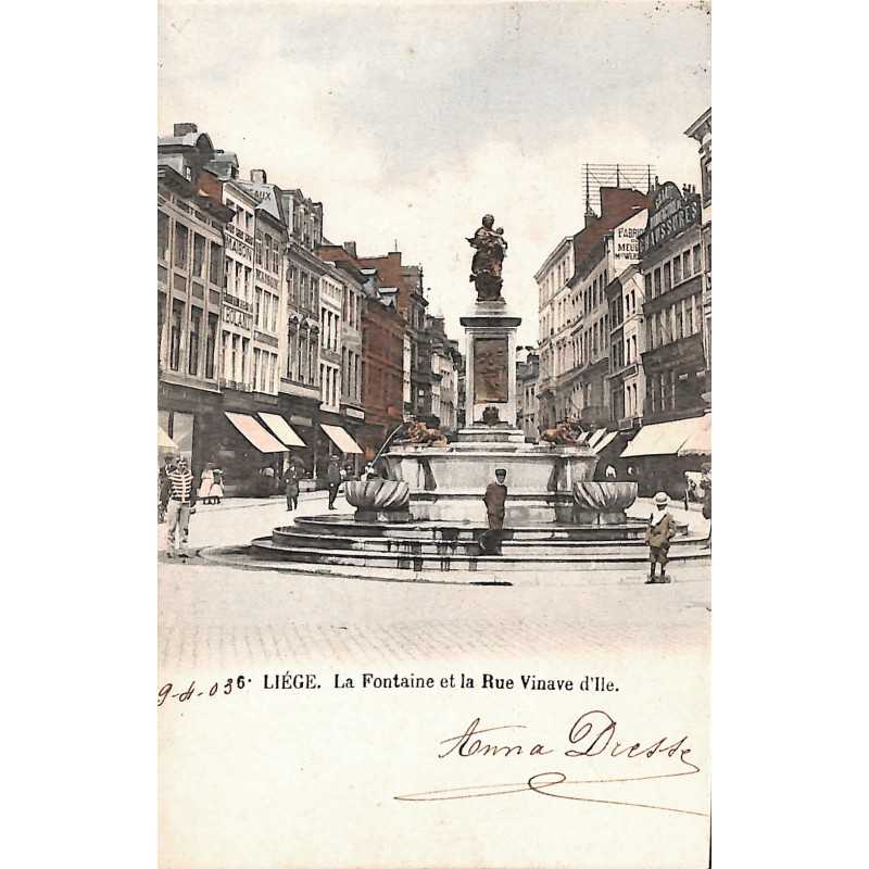 ABAO Liège Liège - La Fontaine et la rue Vinave d'Ile.