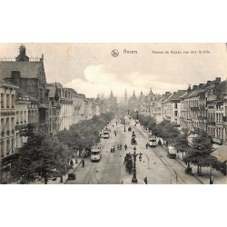 ABAO Anvers Anvers - Avenue de Keyser, vue vers la ville.