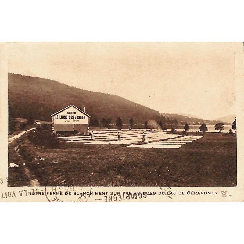 ABAO 88 - Vosges [88] Gerardmer - Notre ferme de blanchiment sur pré au bord du lac de Gerardmer.