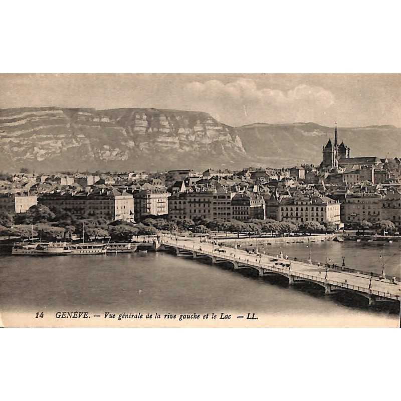 ABAO Suisse Genève - Vue générale de la rive gauche et le Lac.