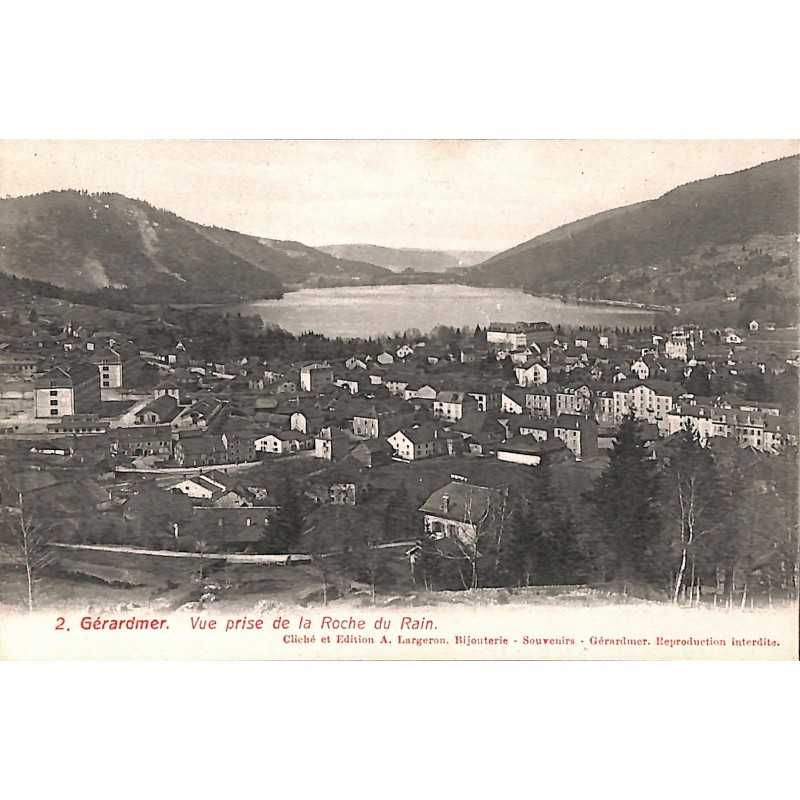 ABAO 88 - Vosges [88] Gérardmer - Vue prise de la Roche du Rain.