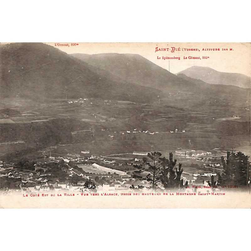 ABAO 88 - Vosges [88] Saint-Dié - Le Côté Est de la Ville.
