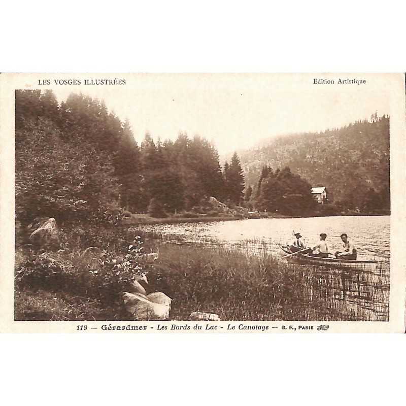 ABAO 88 - Vosges [88] Gérardmer - Les bords du Lac. La Canotage.