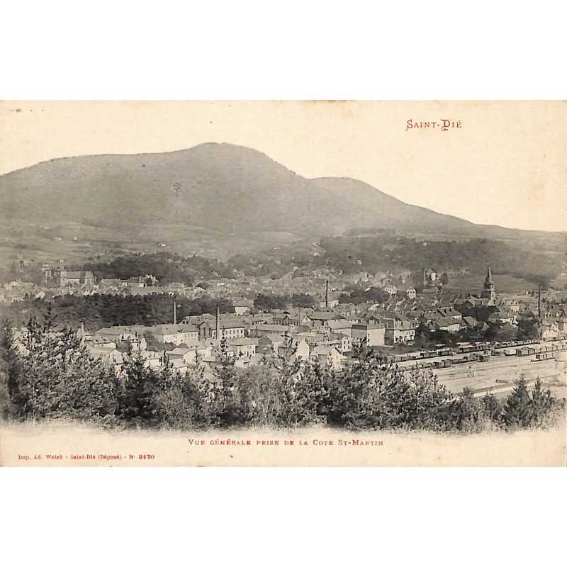 ABAO 88 - Vosges [88] Saint-Dié - Vue générale prise de la Côte St-Martin.
