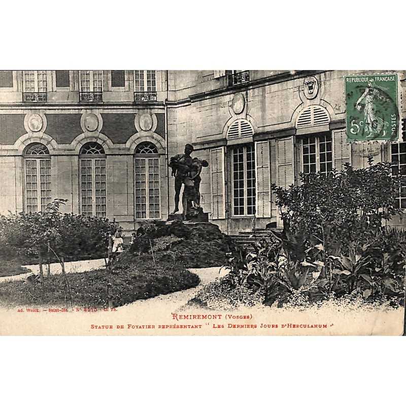 ABAO 88 - Vosges [88] Remiremont - Statue de Foyatier représentant "Les Derniers Jours d'Herculanum".