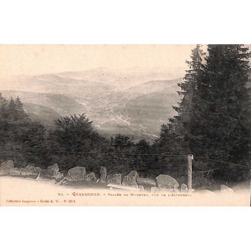 ABAO 88 - Vosges [88] Gérardmer - Vallée de Munster, vue de l'Altenberg.