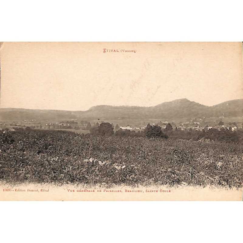 ABAO 88 - Vosges [88] Etival - Vue générale de Pajailles, Beaulieu, Sainte Odile.