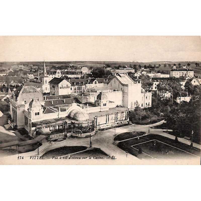 ABAO 88 - Vosges [88] Vittel - Vue à vol d'oiseau sur le Casino.