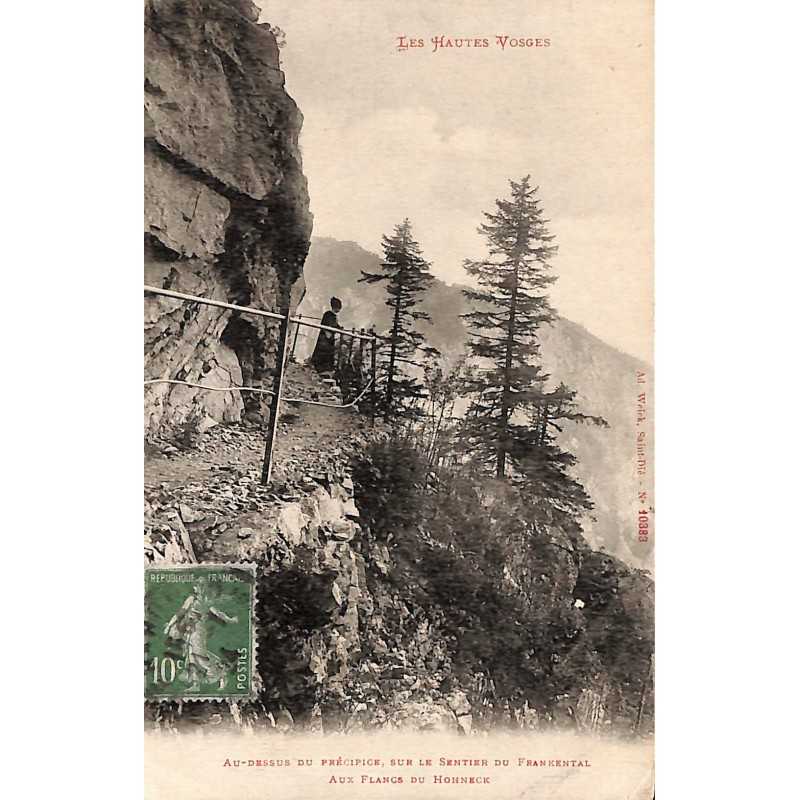 ABAO 88 - Vosges [88] Le Hohneck - Au-dessus du précipice, sur le sentier du Frankental.