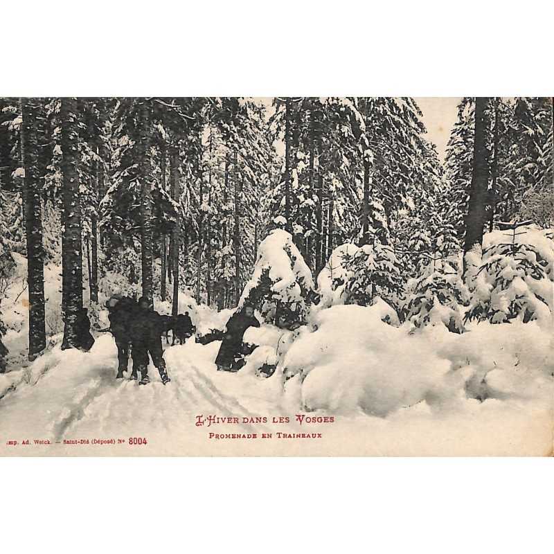 ABAO 88 - Vosges [88] L'hiver dans les Vosges - Promenade en traineaux.