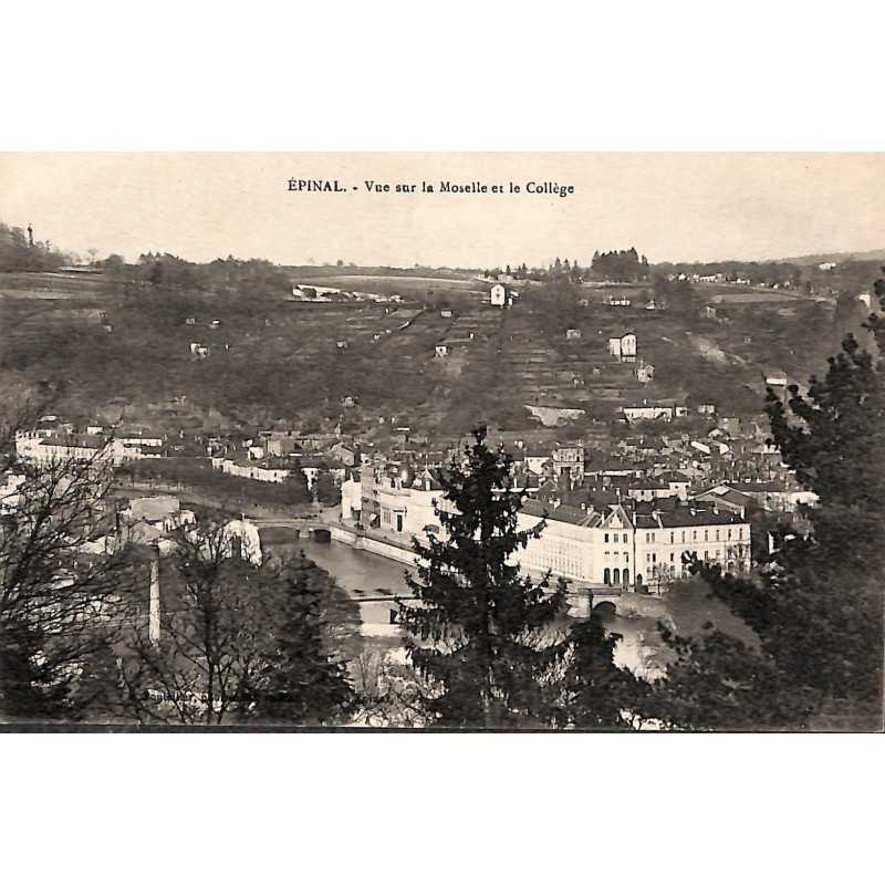 ABAO 88 - Vosges [88] Epinal - Vue sur la Moselle et le Collège.