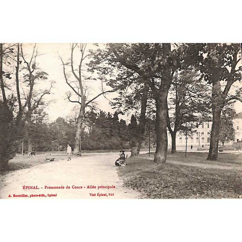 ABAO 88 - Vosges [88] Epinal - Promenade du Cours, Allée principale.