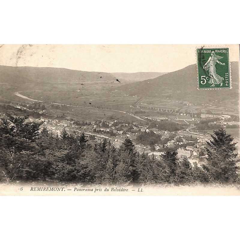ABAO 88 - Vosges [88] Remiremont - Panorama pris du Belvédère.
