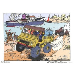 ABAO Bandes dessinées Hommage à Maurice Tillieux. Portfolio TL 350 ex.