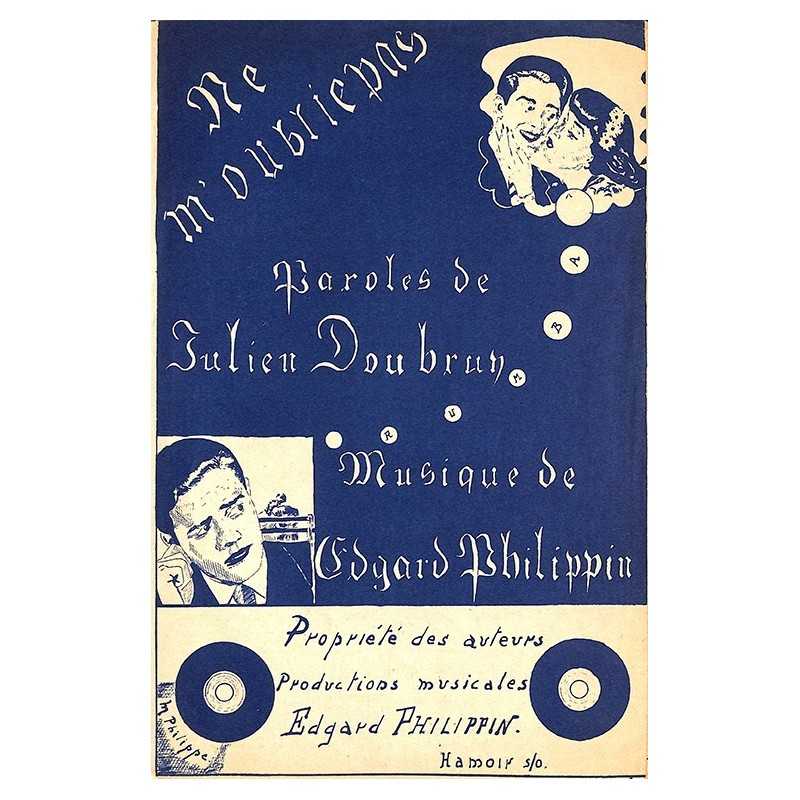 ABAO Partitions PHILIPPIN, Edgard.- NE M'OUBLIE PAS.