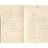 ABAO Lettres et manuscrits Lettres concernant Gabriel PEIGNOT. 1863.