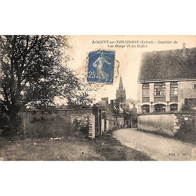 ABAO 45 - Loiret [45] Nogent-sur-Vernisson - Quartier du Cas Rouge et les Ecoles.
