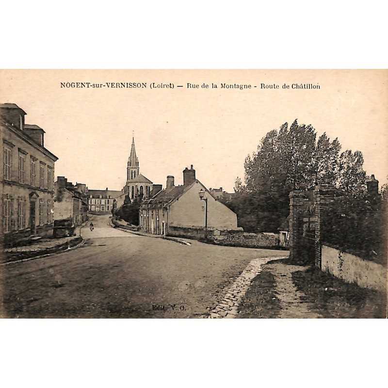 ABAO 45 - Loiret [45] Nogent-sur-Vernisson - Rue de la Montagne. Route de Châtillon.