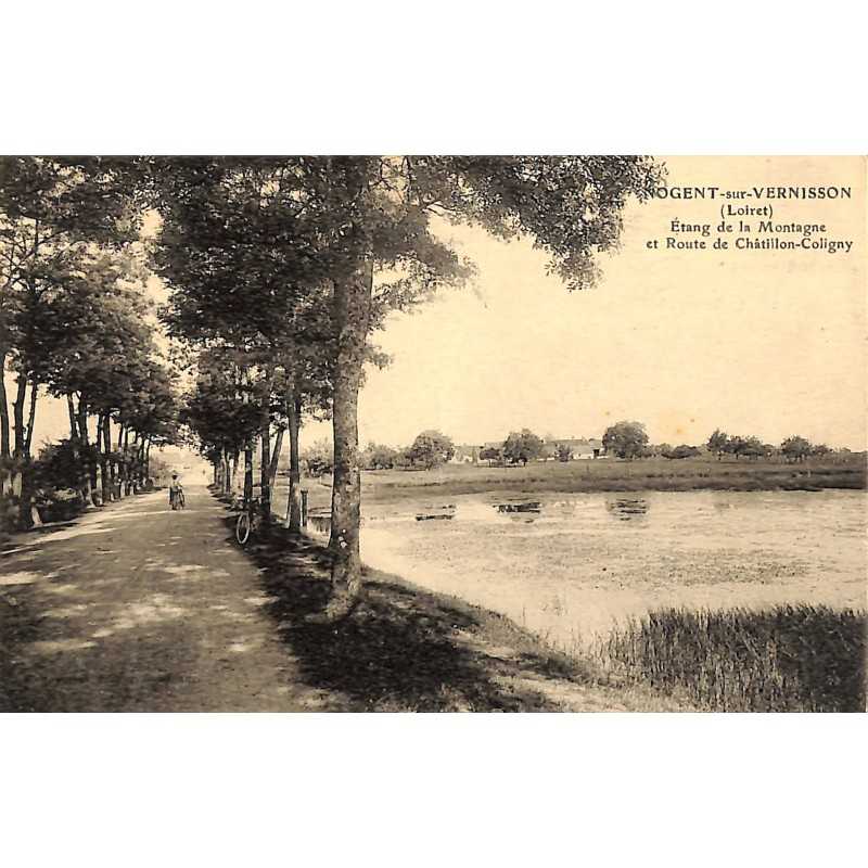 ABAO 45 - Loiret [45] Nogent-sur-Vernisson - Etang de la Montagne et Route de Châtillon-Coligny.