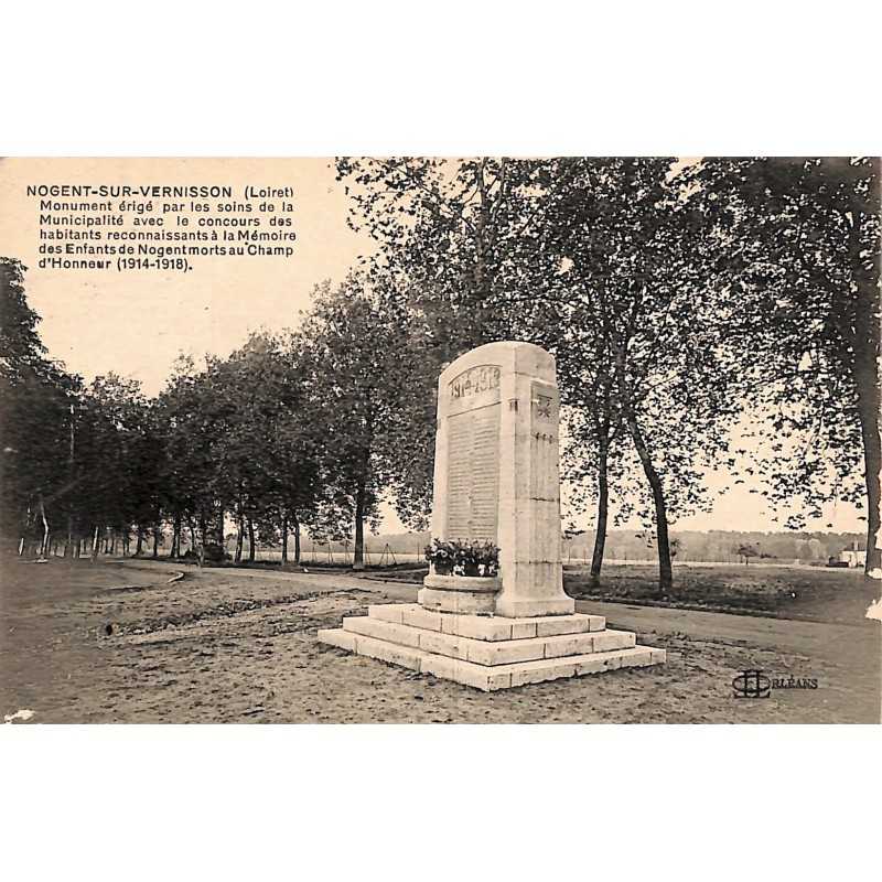 ABAO 45 - Loiret [45] Nogent-sur-Vernisson - Monument à la Mémoire des Enfants de Nogent morts au Champ d'Honneur (1914-1918).