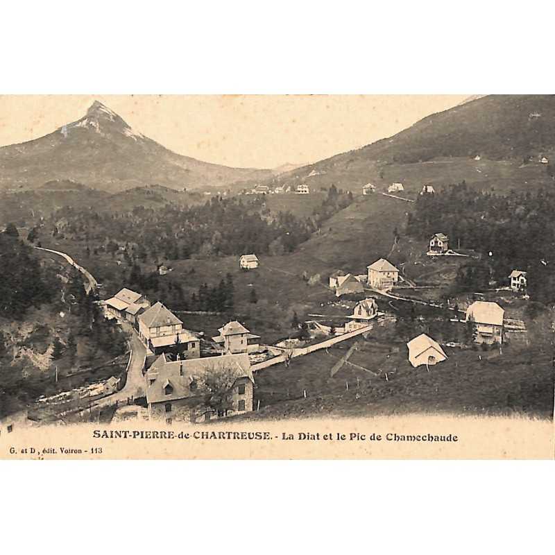 ABAO 38 - Isère [38] Saint-Pierre-de-Chartreuse - La Diat et le Pic de Chamechaude.