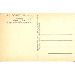 ABAO 15 - Cantal [15] Salers - Vieilles Maisons sur la Grande Place. (2)