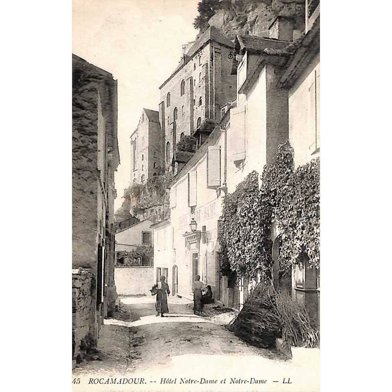 ABAO 46 - Lot [46] Rocamadour - Hôtel Notre-Dame et Notre-Dame.