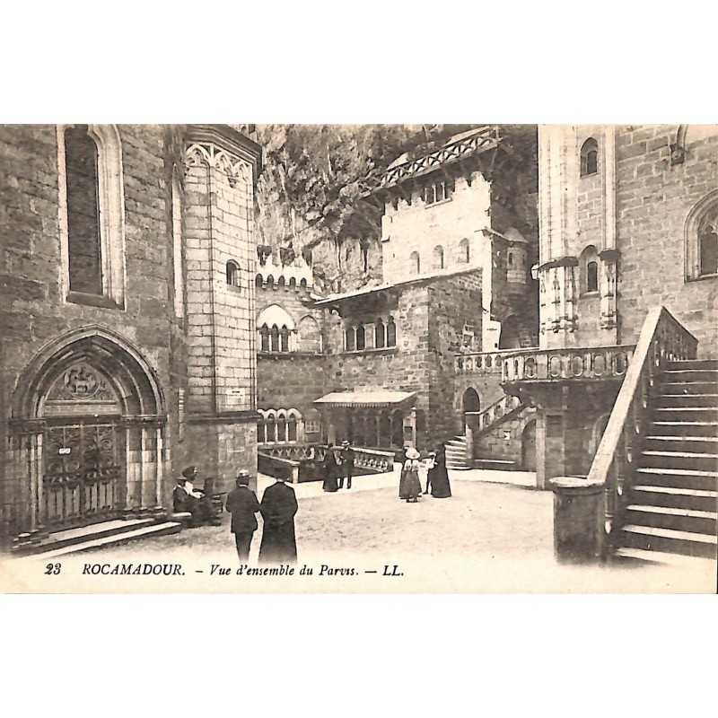 ABAO 46 - Lot [46] Rocamadour - Vue d'ensemble du Parvis.