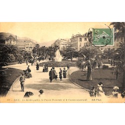 ABAO 06 - Alpes Maritimes [06] Nice - Le Jardin public, la Poésie Pastorale et le Casino municipal.