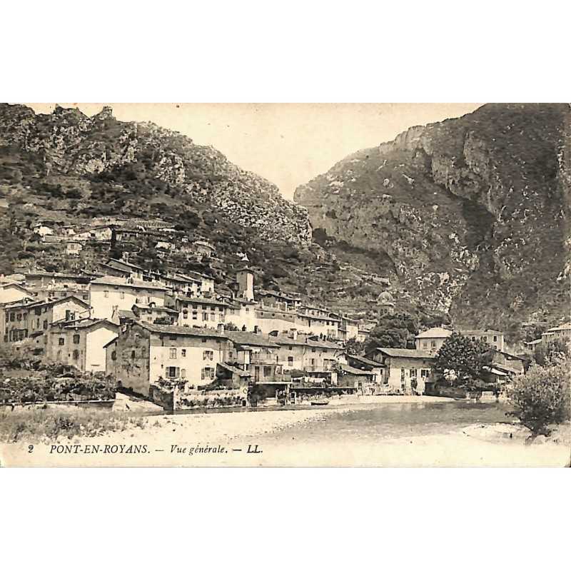 ABAO 38 - Isère [38] Pont-en-Royans - Vue générale.
