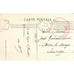 ABAO 38 - Isère [38] Grenoble - Rue Béranger, Cours Lafontaine et chaîne des Alpes.