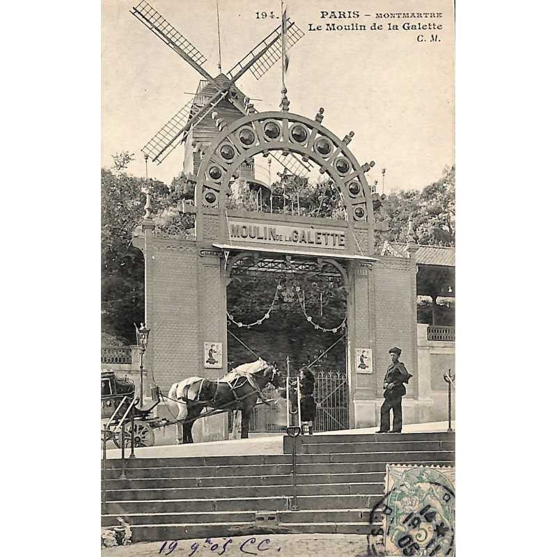 ABAO 75 - Paris [75] Paris - Le Moulin de la Galette.