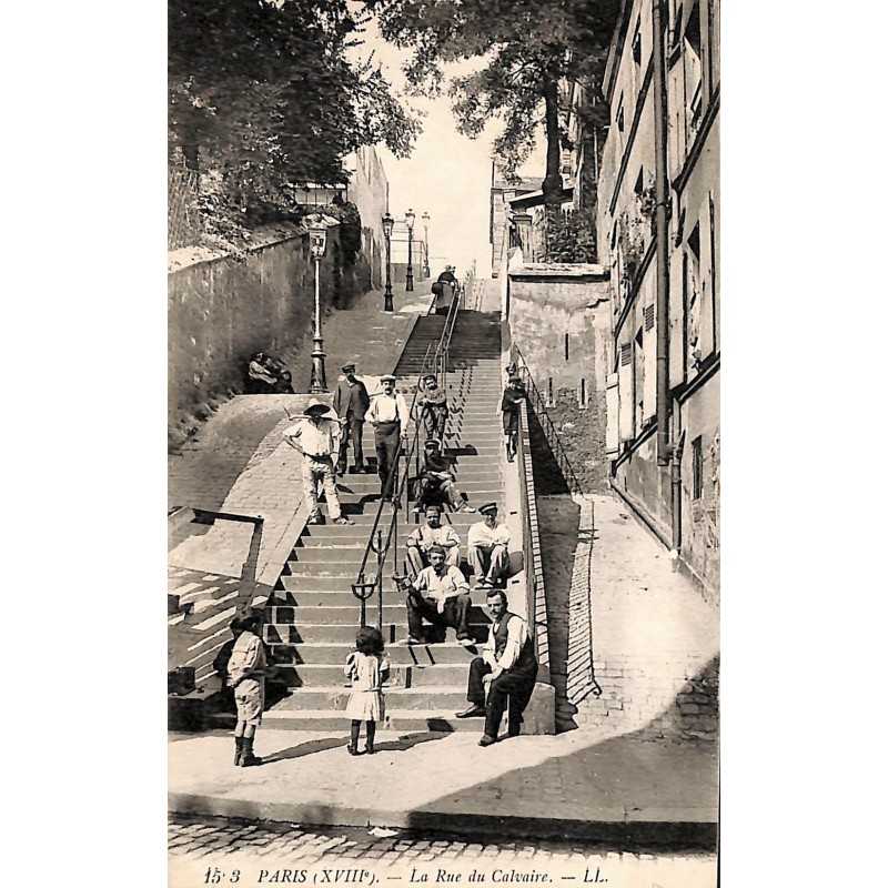 ABAO 75 - Paris [75] Paris - La Rue du Calvaire.